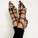 Bridget | Leopardne Rihmade Baletne Cipele
