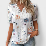 Emily - Modna bluza s izrezom u V