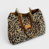 Krista | Leopard uzorak Platnena Torba