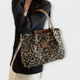 Krista | Leopard uzorak Platnena Torba