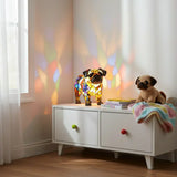 Mops - Vitražna lampa