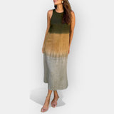 Monika | Prozorna haljina s uzorkom