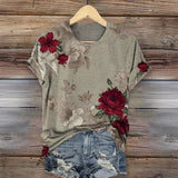 Vintage T-shirt s cvjetnim printom