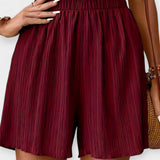 Stylish shorts with pleats