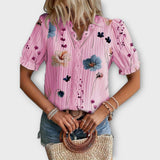 Emily - Modna bluza s izrezom u V