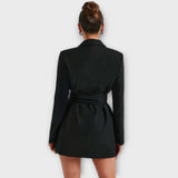 Blazer haljina s izrezom u V