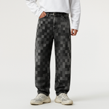 Edvard | Muški Pixel Efekt Denim Traperice