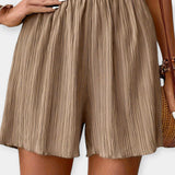 Stylish shorts with pleats