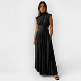 Stella | Elegantna haljina s izrezom - Detalji