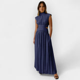 Stella | Elegantna haljina s izrezom - Detalji