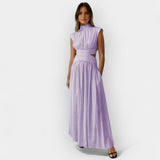 Stella | Elegantna haljina s izrezom - Detalji