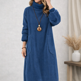 Veronika | Elegantna midi haljina s rolkom