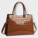 Sunniva | Sjajni Croco torba