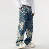 Edvard | Muški Pixel Efekt Denim Traperice
