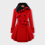 Emma | Elegantni kaput s krznom