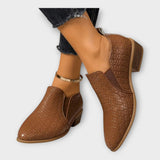 Veronika – Elegantne Slip-On Cipele s Niskom Petom