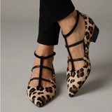 Bridget | Leopardne Rihmade Baletne Cipele