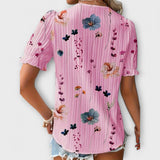 Emily - Modna bluza s izrezom u V