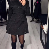 Soňa | Elegantne mala crna haljina s blagim sjajem