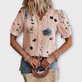 Emily - Modna bluza s izrezom u V