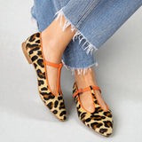 Lulu | Leopard T-strap baletanke