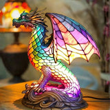 Draki - Vitražna lampa