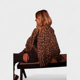 Roza | Moderni sako s leopard uzorkom