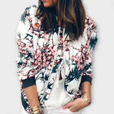 Andreia | Elegantna bomber jakna s cvjetnim uzorkom